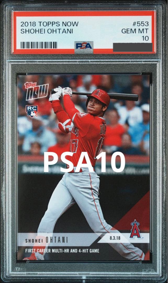【PSA10】 Topps Now 2018 大谷翔平　RC