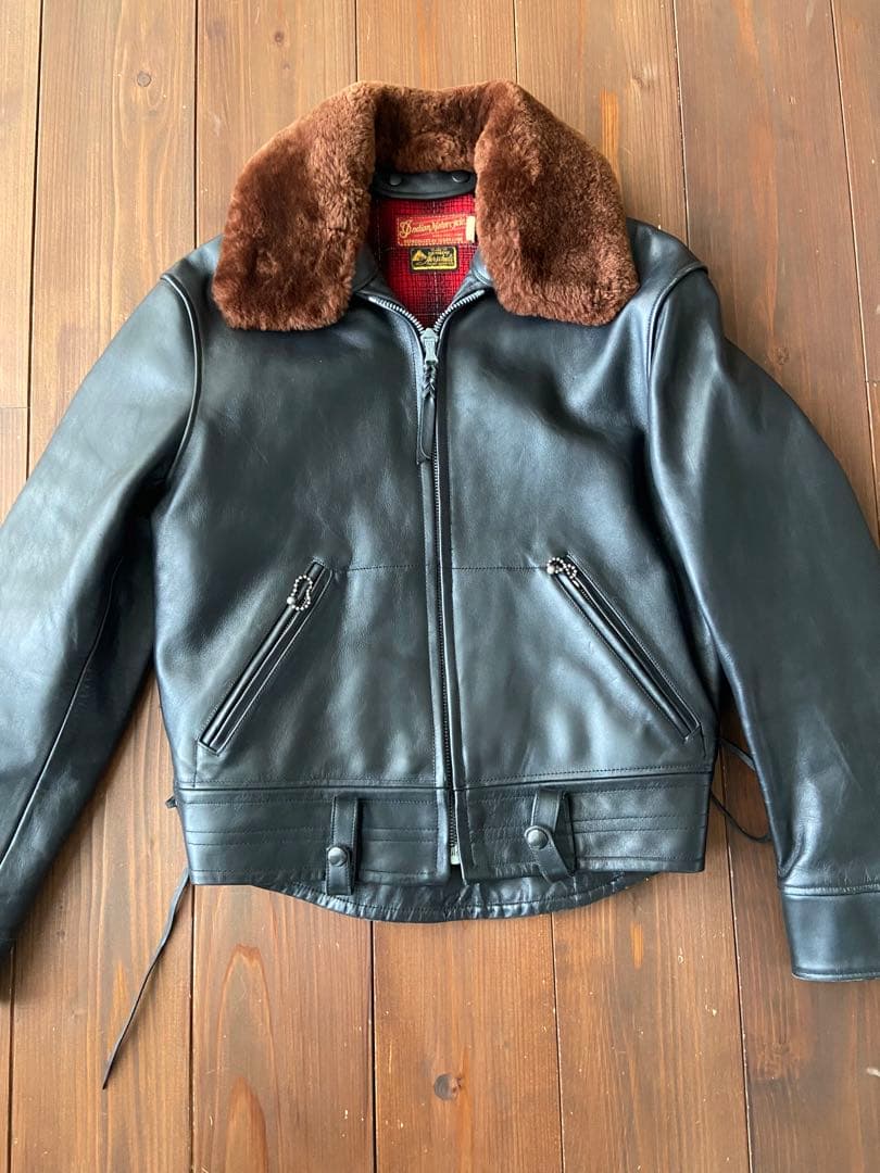 Indian Motorcycle シングル ライダース ジャケット 東洋