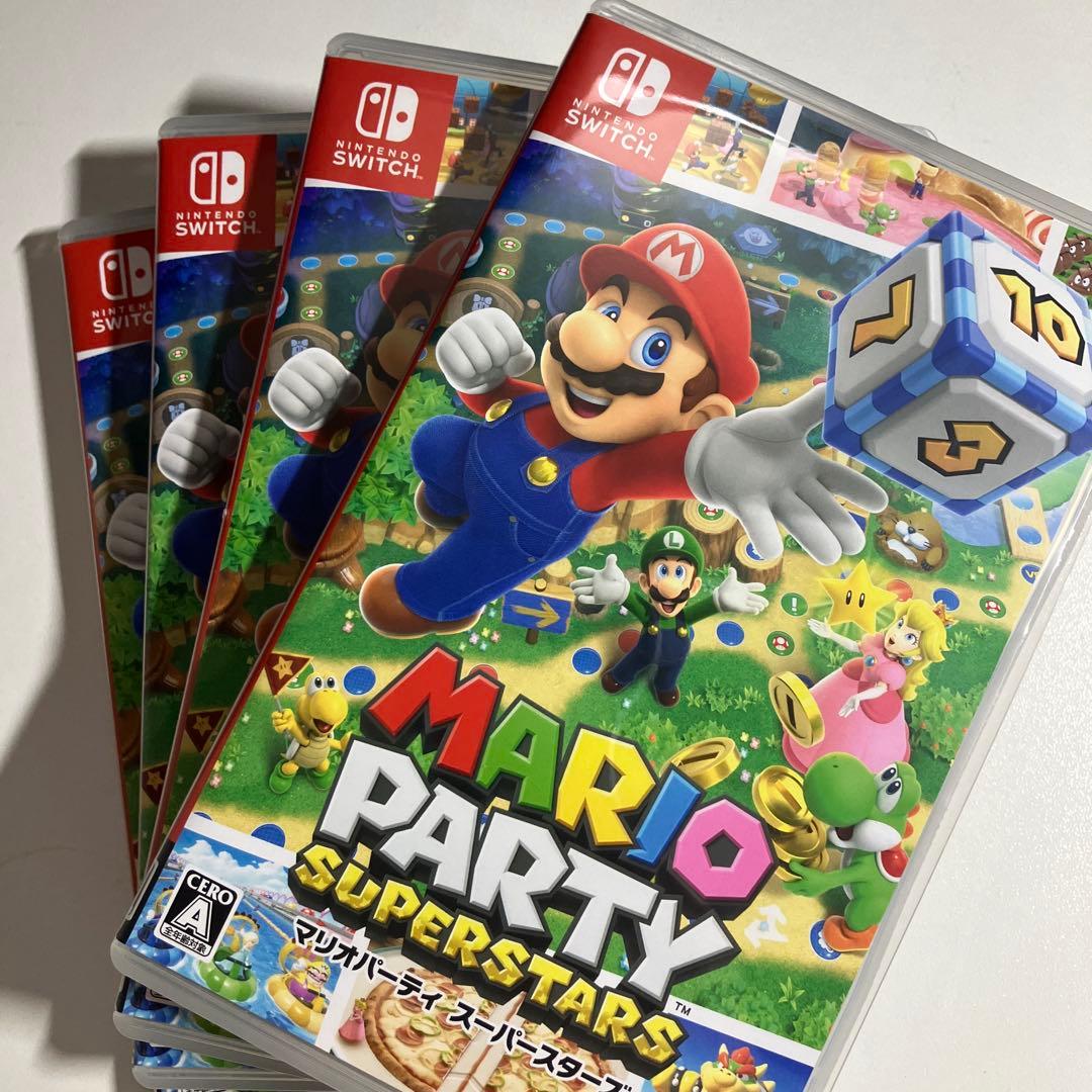 Switch マリオパーティ スーパースターズ 4点