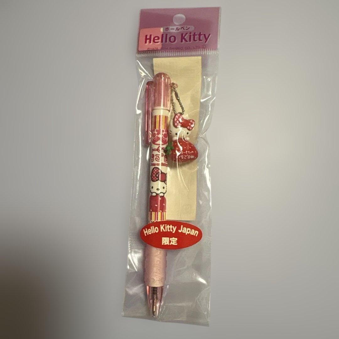 Hello kitty Japan 限定　ボールペン　いちご日和