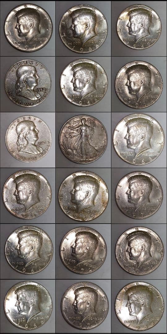 【全195枚】旧銀貨・旧アメリカ硬貨