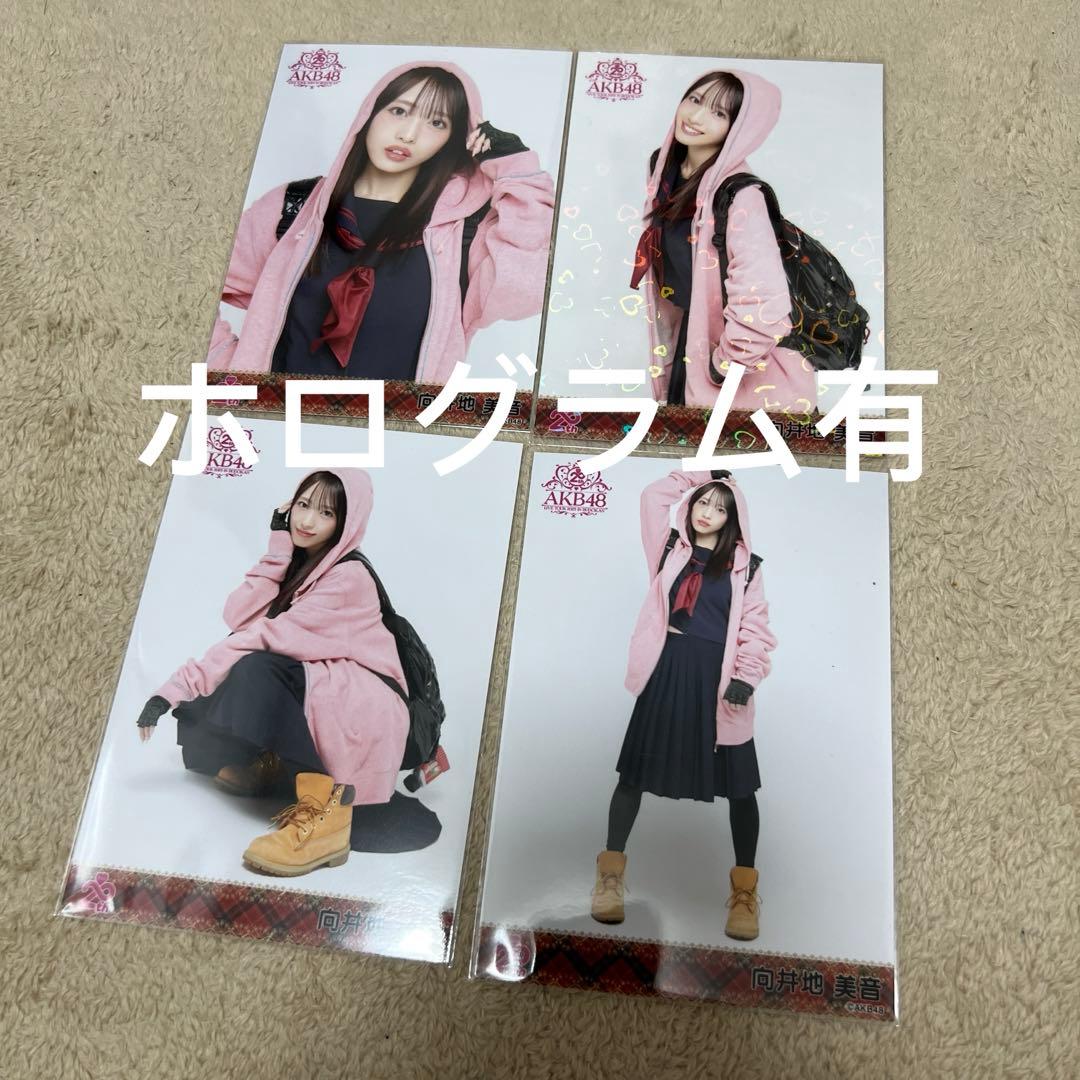 AKB48 向井地美音 メンバーリクエスト 憧れの衣装 生写真コンプ　ホログラム