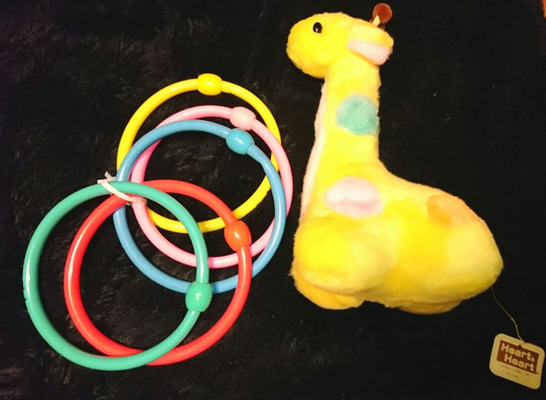 ナカジマ ラブリー ファンシー ペット キリン ぬいぐるみ わなげ 昭和 レトロ