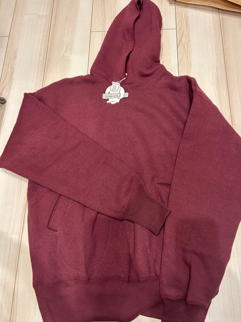 ウエアハウス ダブルフェイスパーカー　ボルドー XL パーカー 未使用