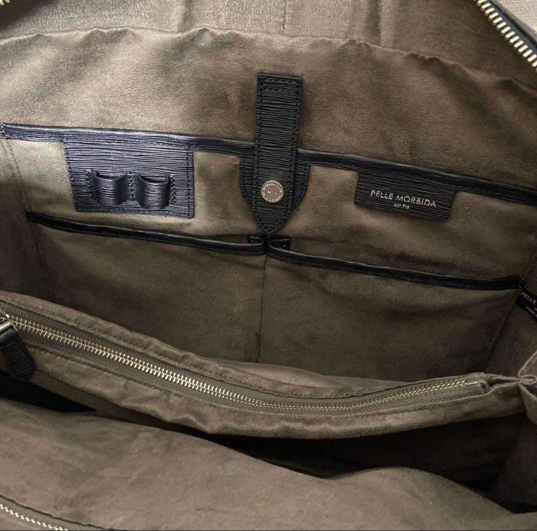 PELLE MORBIDA ショルダーブリーフケース2way