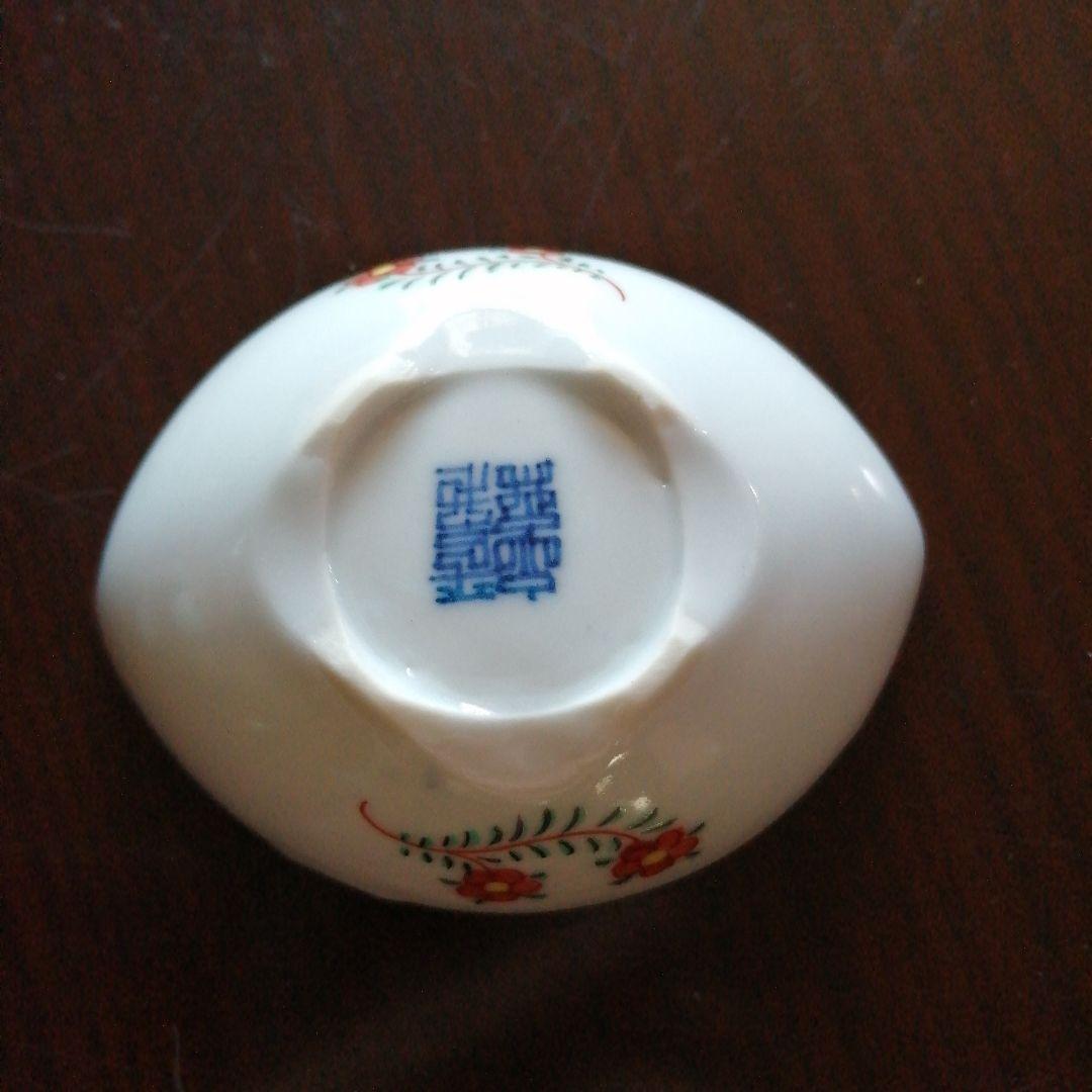 中国唐物　色絵豆皿　16個　8cm