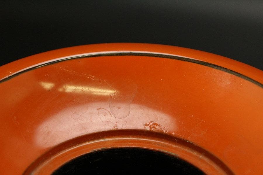 平安象彦作 根来 砧花生 美品 共箱(A815)