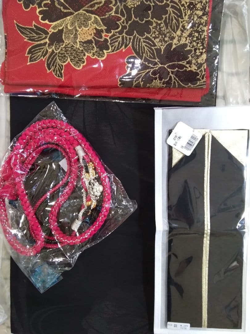 振袖フルセット、正絹振袖成人式、重ね衿、、西陣京の袋帯、襦袢