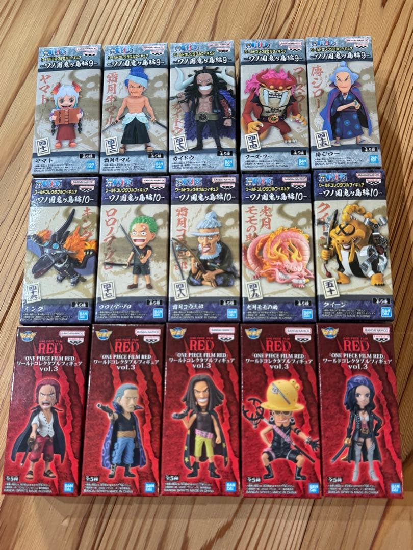 ワンピース ワーコレ　未開封　箱小傷フィギュア 15体セット