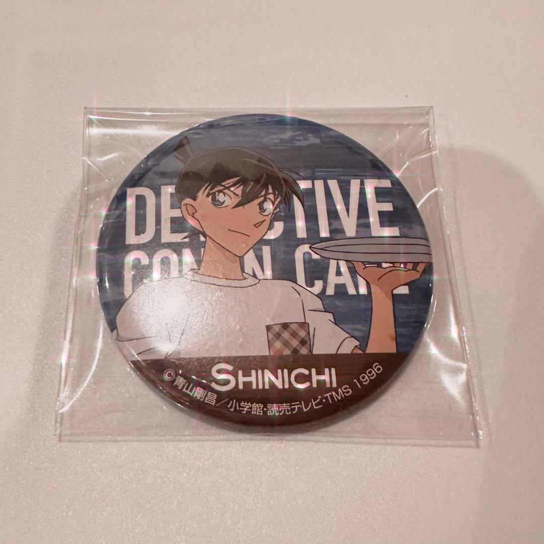 名探偵コナン コナンカフェ 2017 工藤新一 缶バッジ