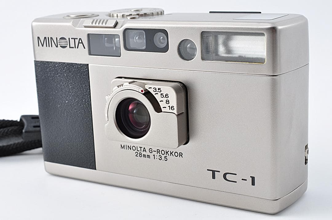 フィルムカメラ MINOLTA TC-1 G-ROKKOR 28mm F3.5 #1034