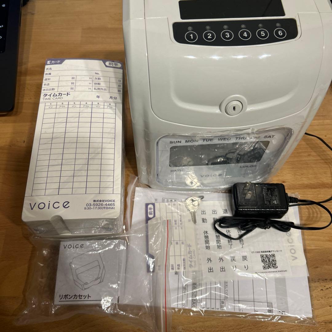 voice VT-1000 タイムレコーダー