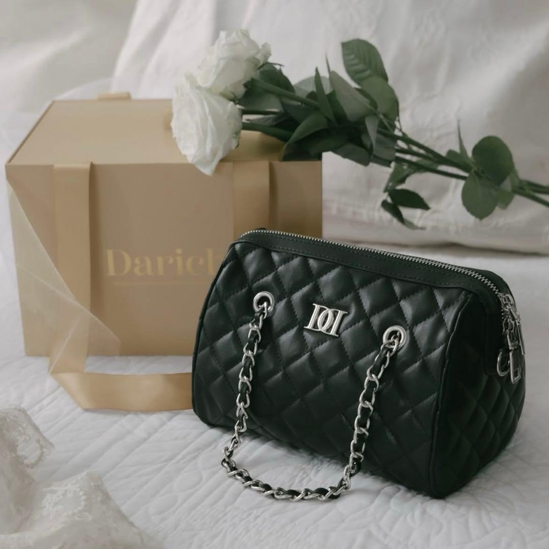 Darich ノベルティ キルティングミニボストンバッグ 【即日発送可能】