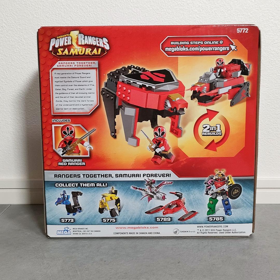 希少 メガブロック シンケンレッド 侍戦隊シンケンジャー パワーレンジャー