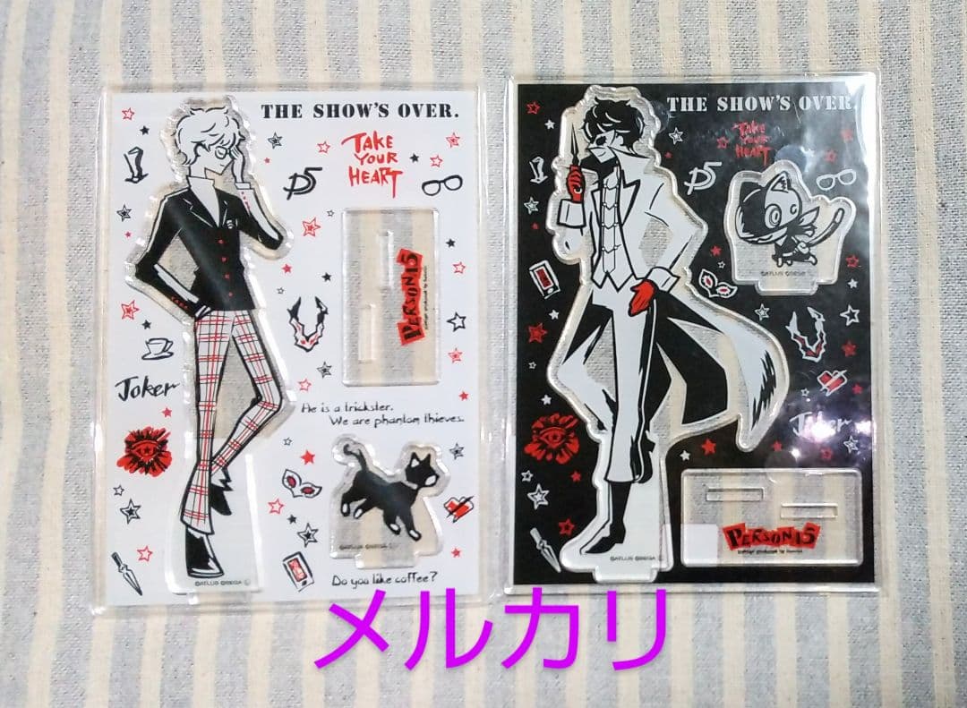 ペルソナ5 サンリオコラボ 主人公 ジョーカー アクリルフィギュアスタンド