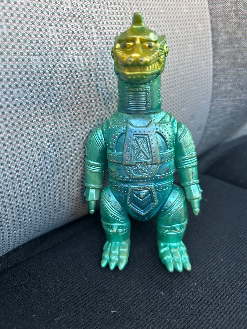 メカゴジラ　当時物　ブルマァク　ソフビ　珍色　レアカラー