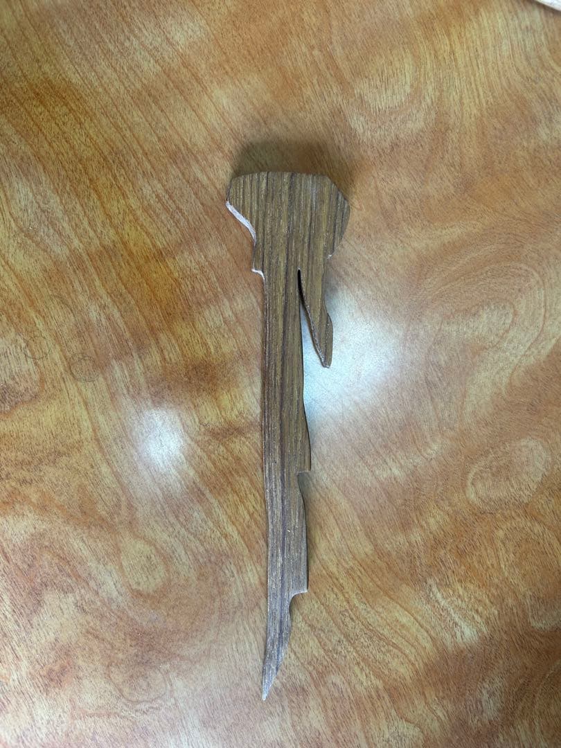 木製ペーパーナイフ ホワイト人へ制作限定一品