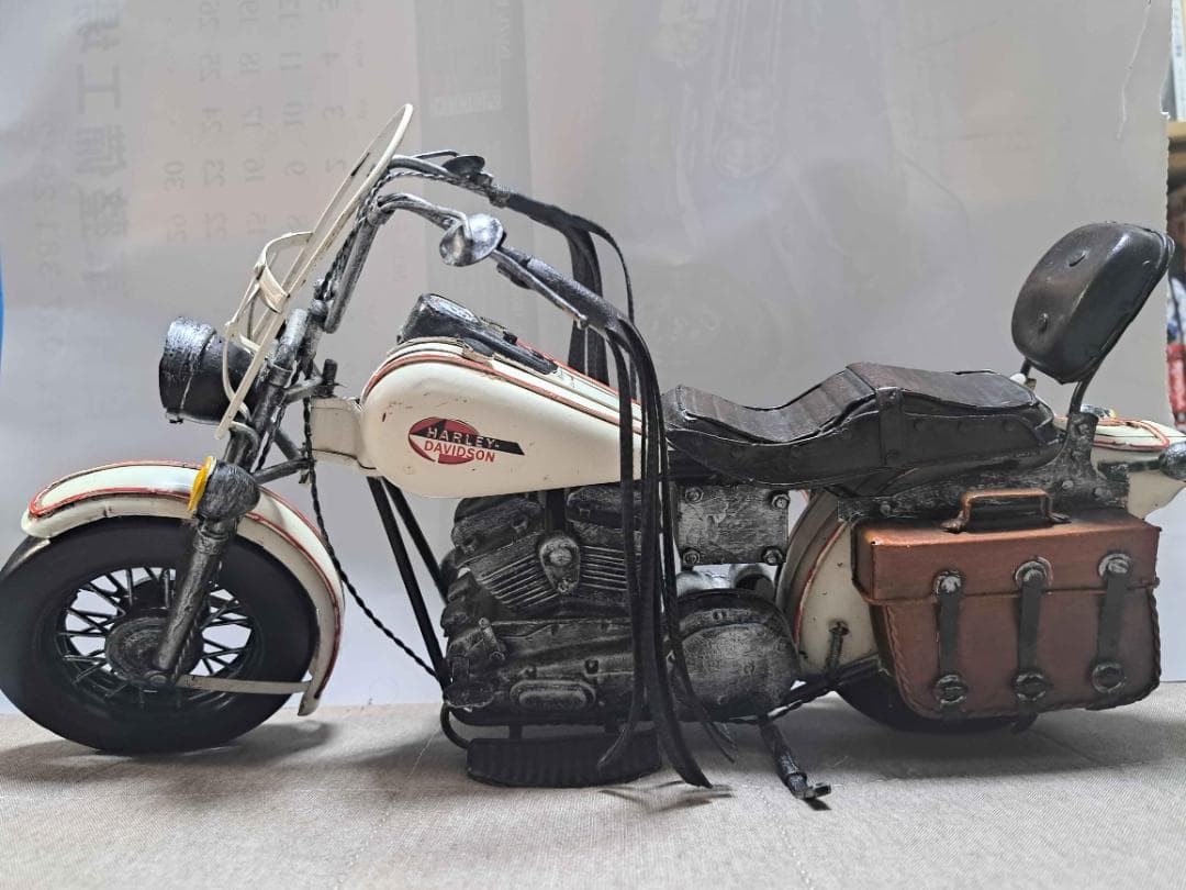 【ヴィンテージ】Harley-Davidson ブリキ レトロバイク模型