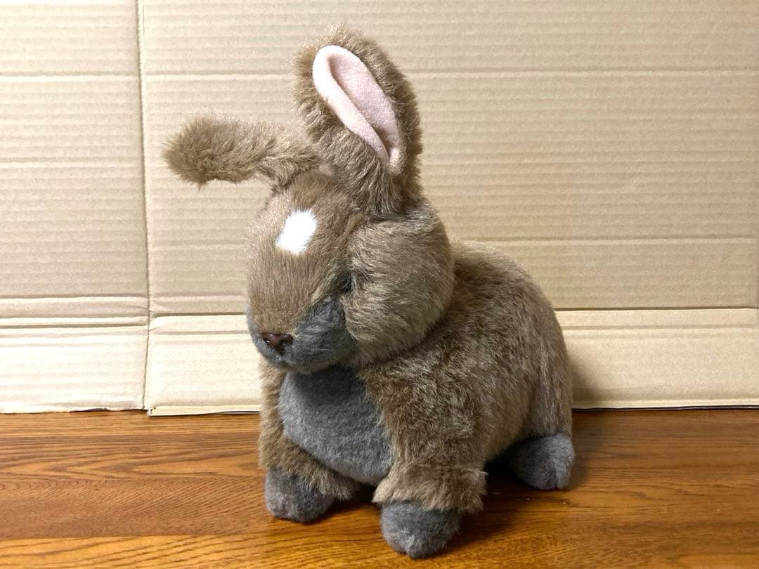 希少 80年代 ビンテージ 兎 ウサギ ぬいぐるみ 23cm レトロ 当時物