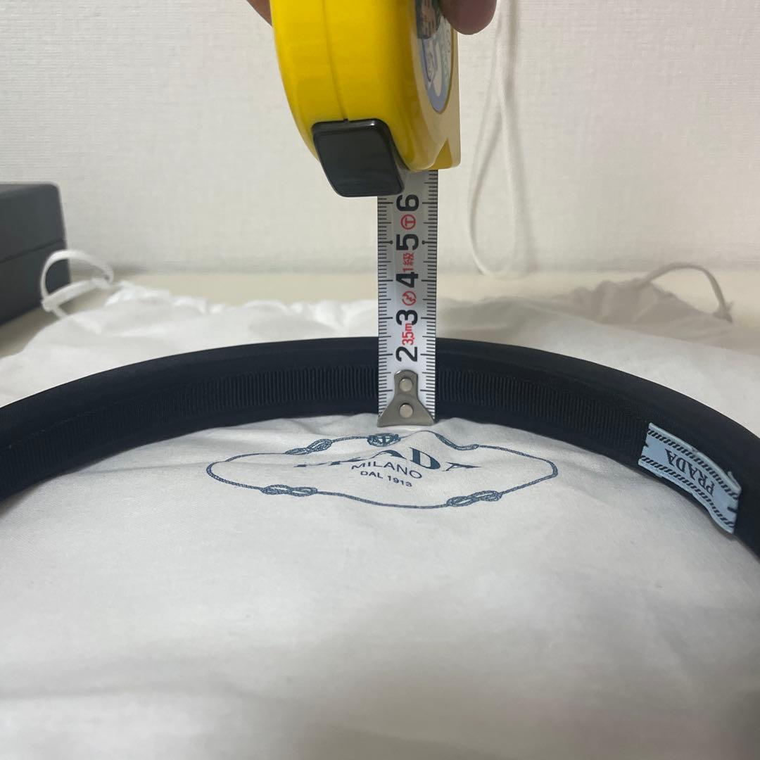 K*o様 PRADA ブラック ヘアバンド　re nylon