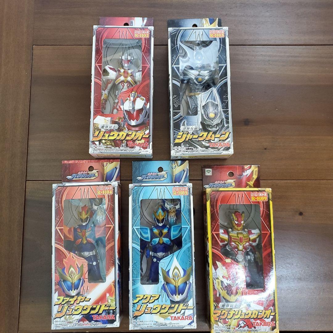 タカラ　リュウケンドーソフビ　5個セット