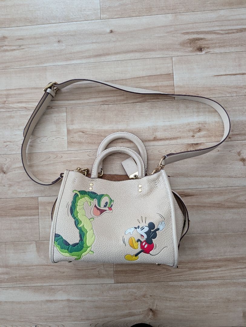 COACH × Disney 限定コラボ レザーバッグ 2WAY