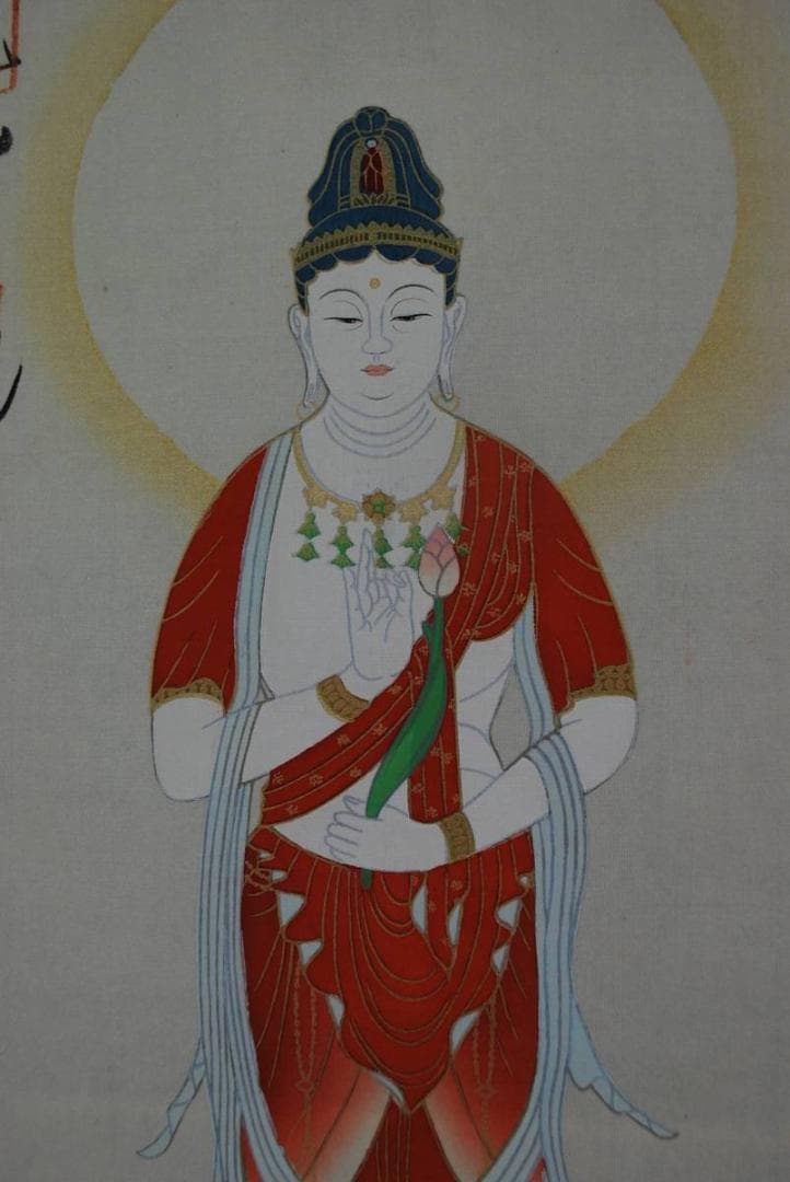 西国三十三ヶ所霊場集印肉筆掛軸/掛軸/名家伝来/M-40　J