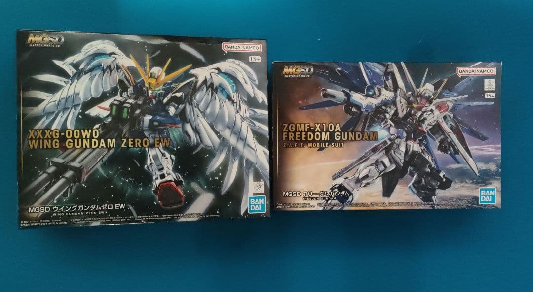 MGSD ウイングガンダムゼロEW フリーダムガンダム