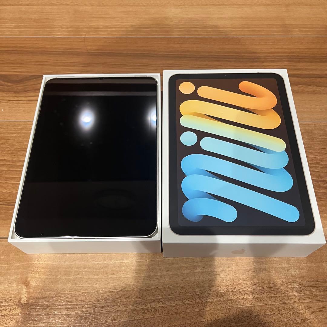 美品　iPad mini 第6世代 セルラーモデル 64GB スターライト
