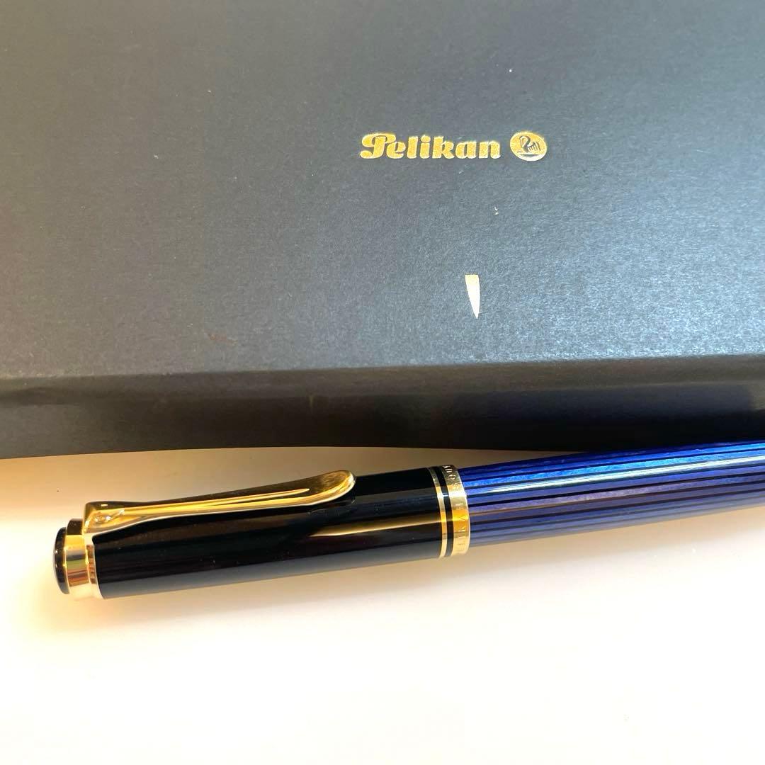ペリカン　スーベレーン　ローラーボール　R400　ブルーストライプ
