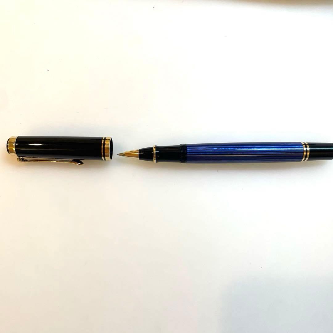 ペリカン　スーベレーン　ローラーボール　R400　ブルーストライプ