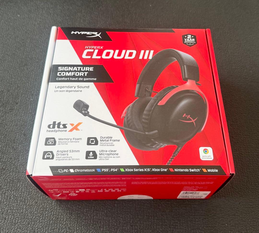 【新品未開封】,HyperX Cloud. III  ゲーミング ヘッドセット