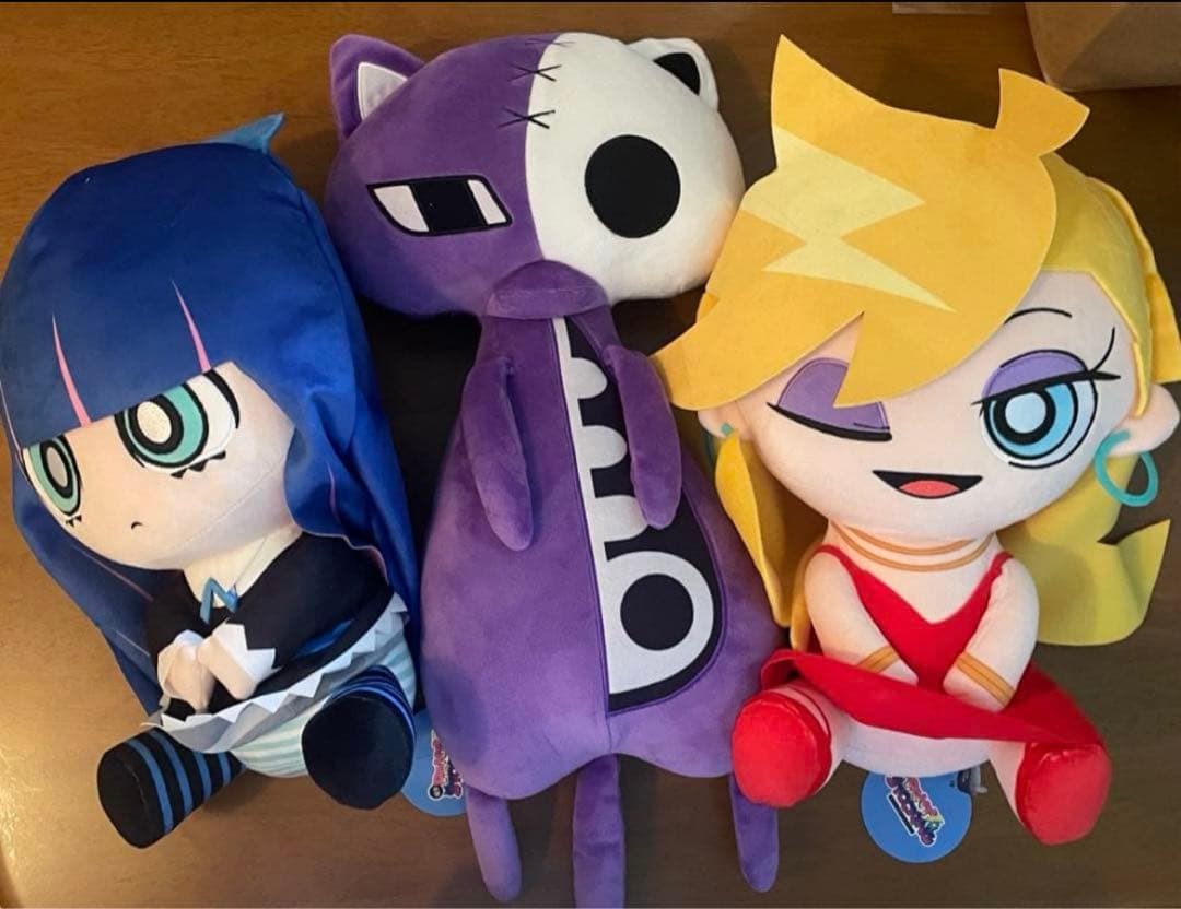 New PANTY&STOCKING パンスト おすわりぬいぐるみ　3種