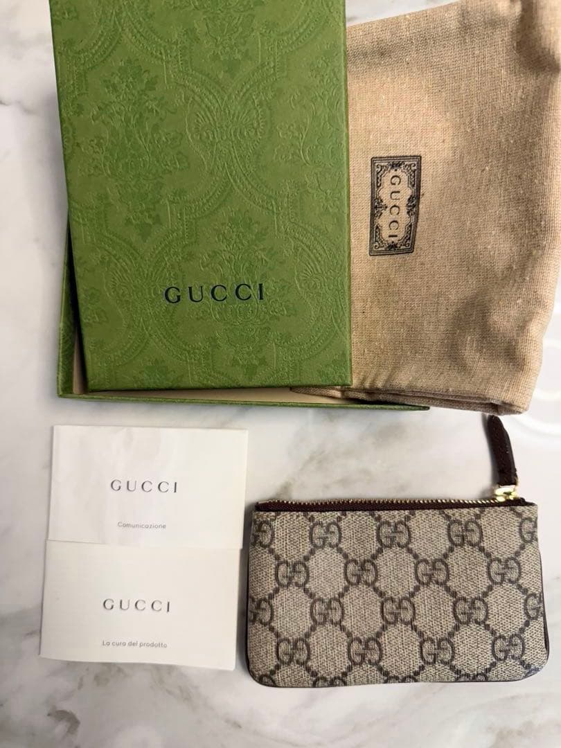 GUCCI グッチ ケース ウォレット GG柄 箱・保存袋付き 美品