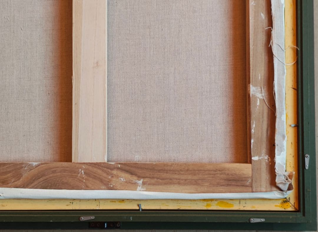 【送料込】特大F30号 プロヴァンス風景画 油彩画＆額縁セット /大型アート