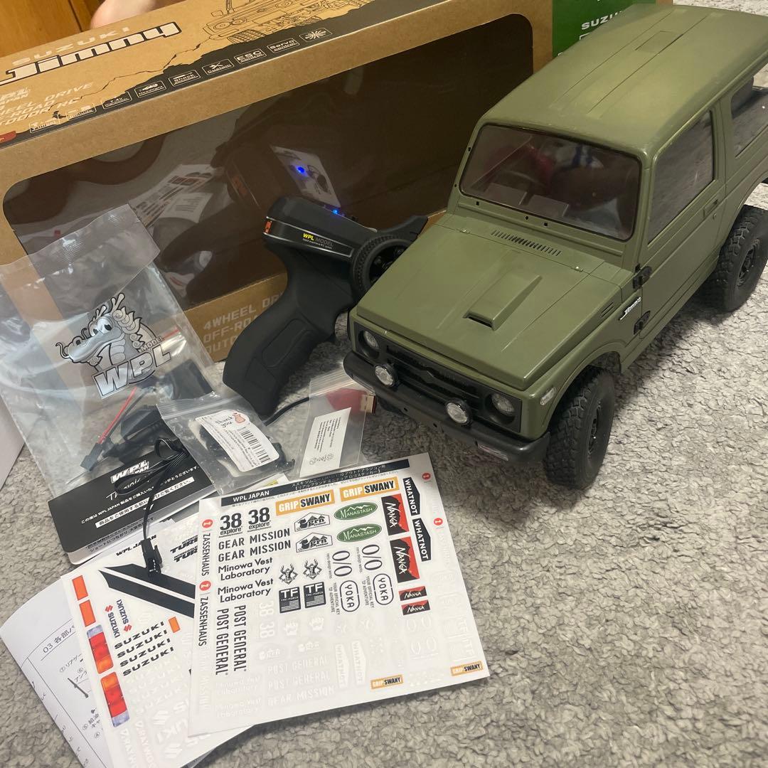 スズキ ジムニー〔JA11〕 1/10アウトドアラジコン C74 OLIVE