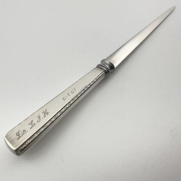 M1286 Vintage 1960s 純銀 WEBSTER レターオープナー