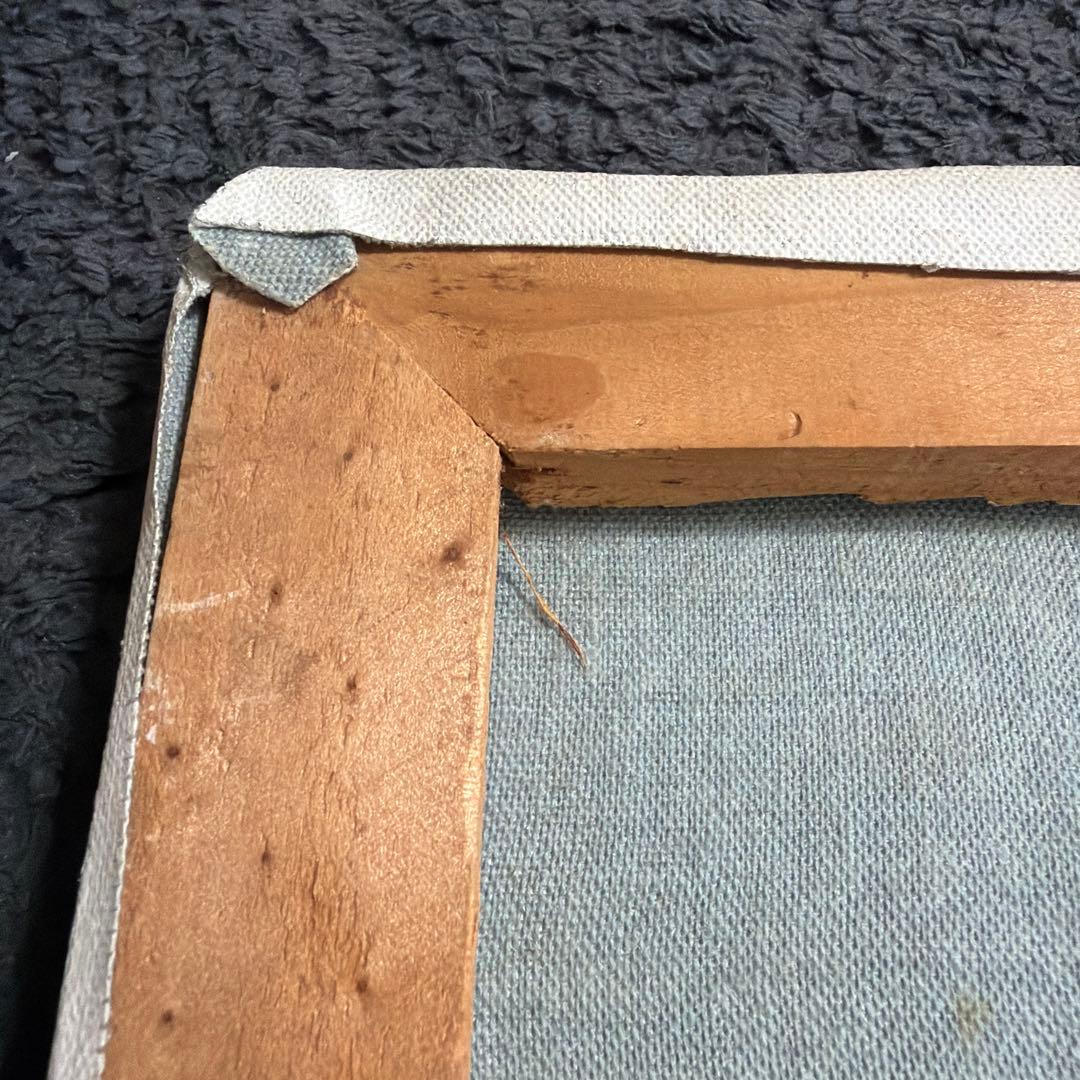 風景画 油彩画 サインあり