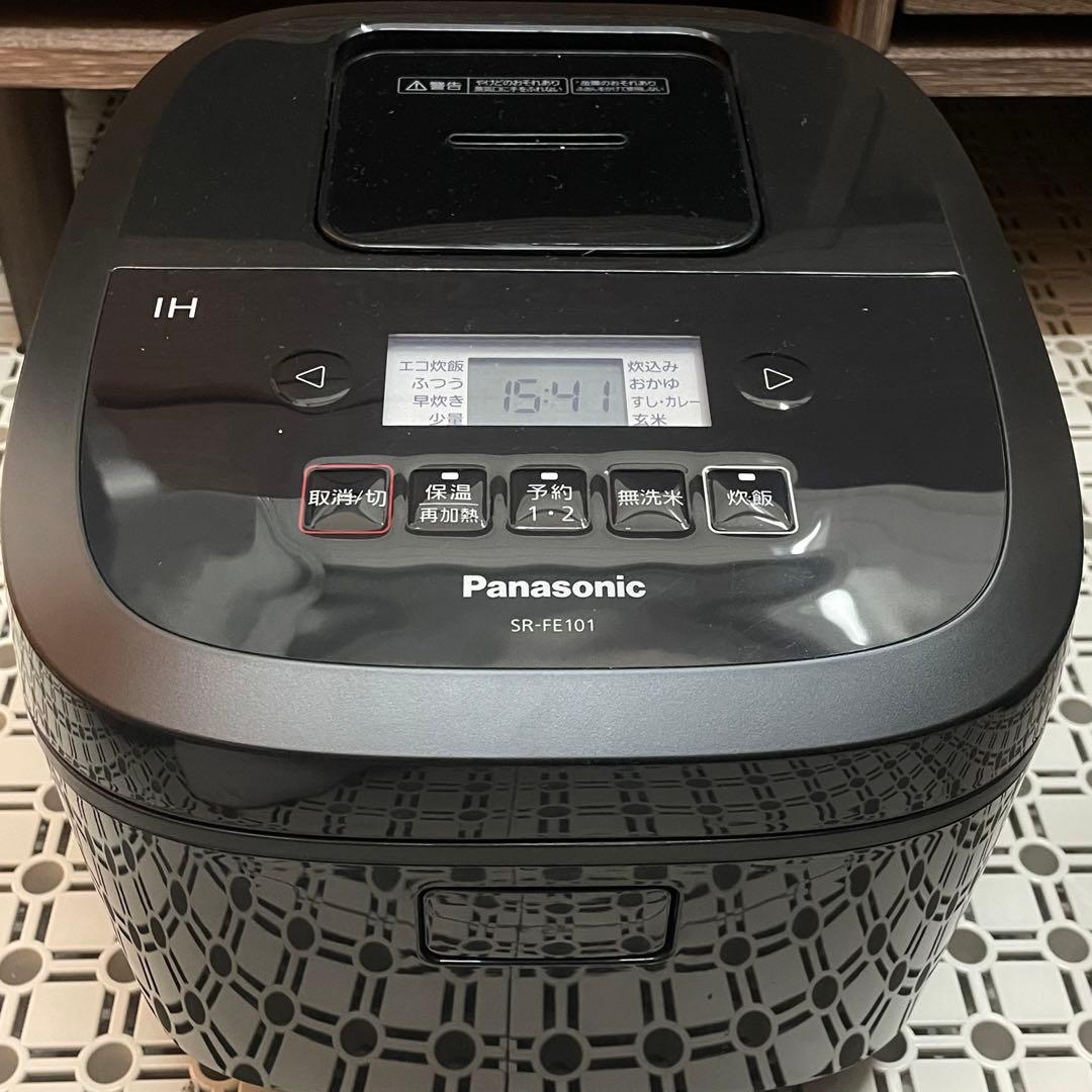 パナソニック 5.5合 2段IH×備長炭釜のコンパクトジャー炊飯器 2024年製