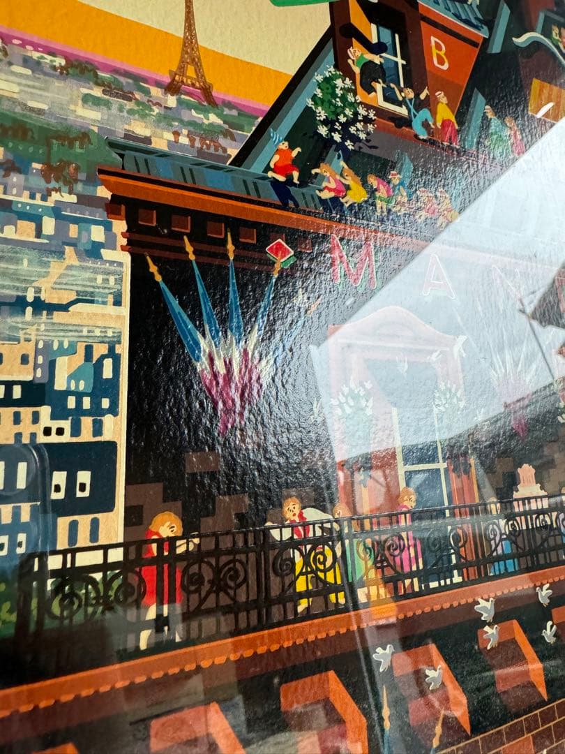 ヒロヤマガタ　シルクスクリーン　80号　証明書あり