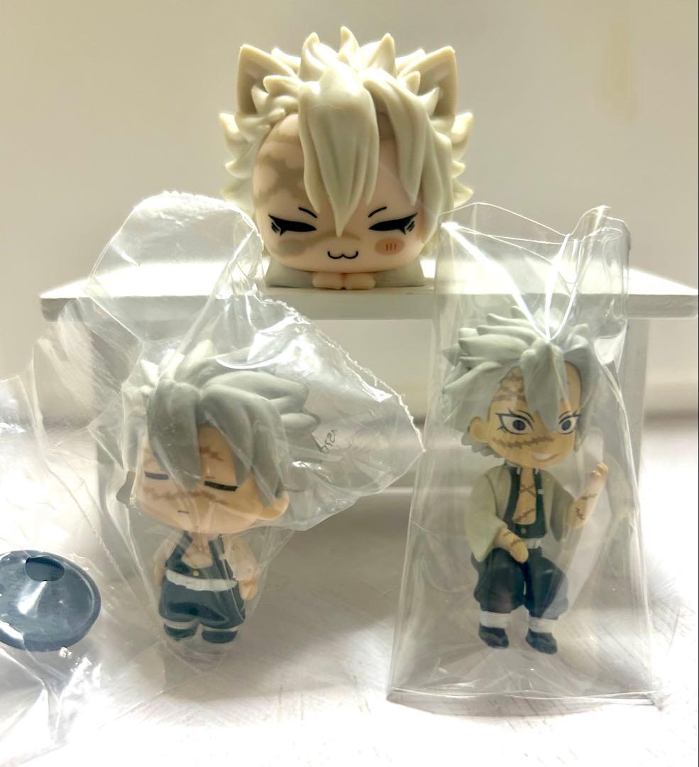 鬼滅の刃　不死川実弥　おひるねこ　つむりずむ　座るフィギュア実弥のみ　バラ売り可