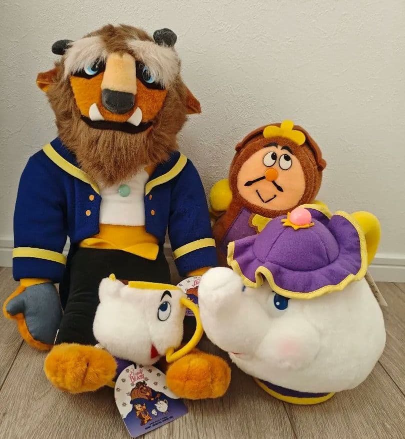 美女と野獣　ビースト　コグスワース　ポット夫人　チップ　ぬいぐるみ　レア