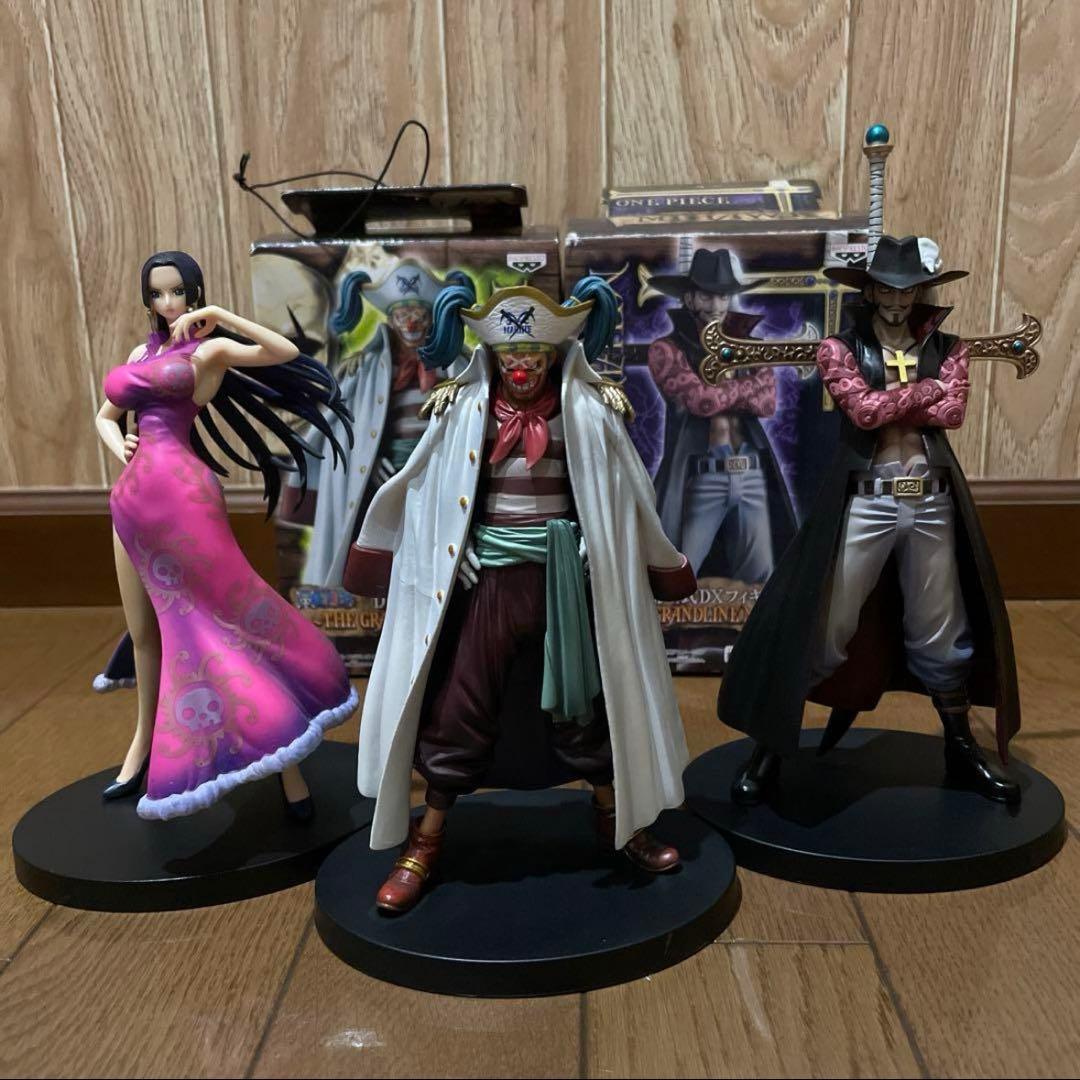 激レア ONE PIECE ワンピース バギー ハンコック ミホーク フィギュア