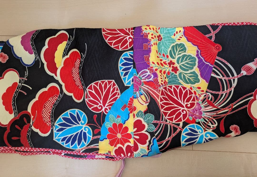 七五三　7歳　女の子　着物　ジャパンスタイル　舞妓さん風