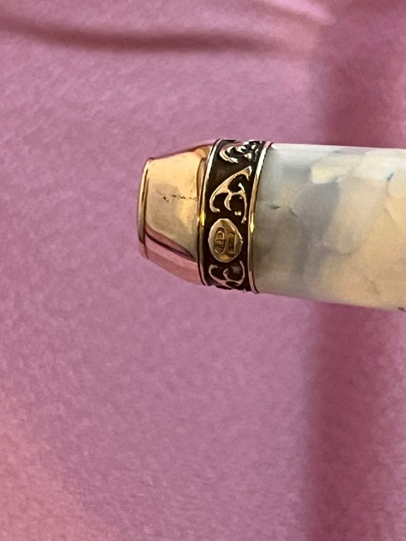 ☆説明確認の上購入してください☆アウロラ 万年筆 オチェアーノ アルティコ F