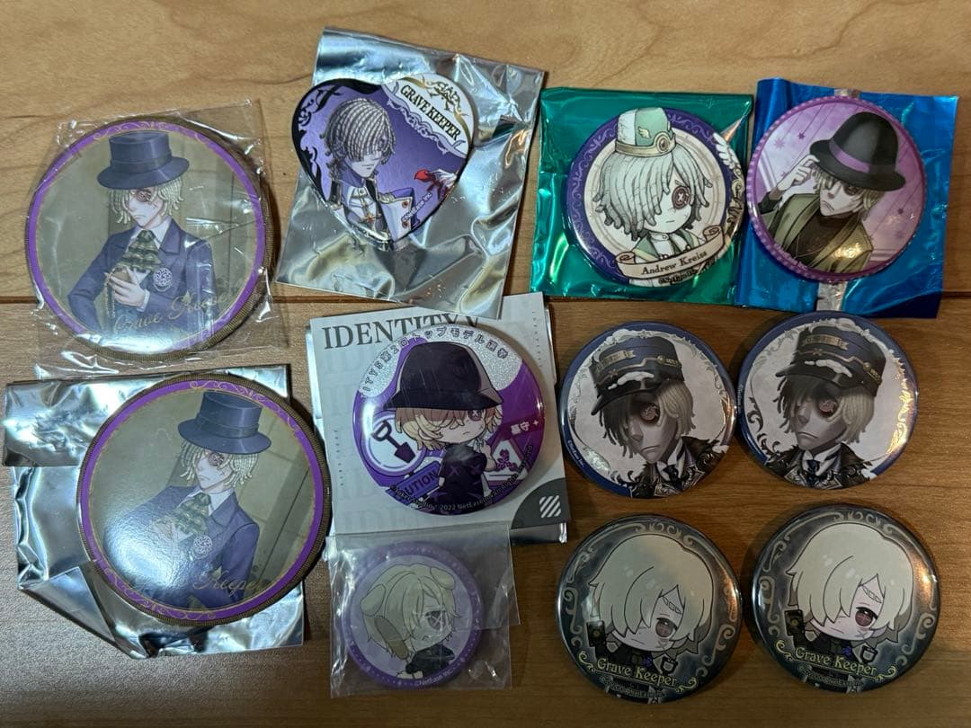 第五人格　墓守　缶バッジセット