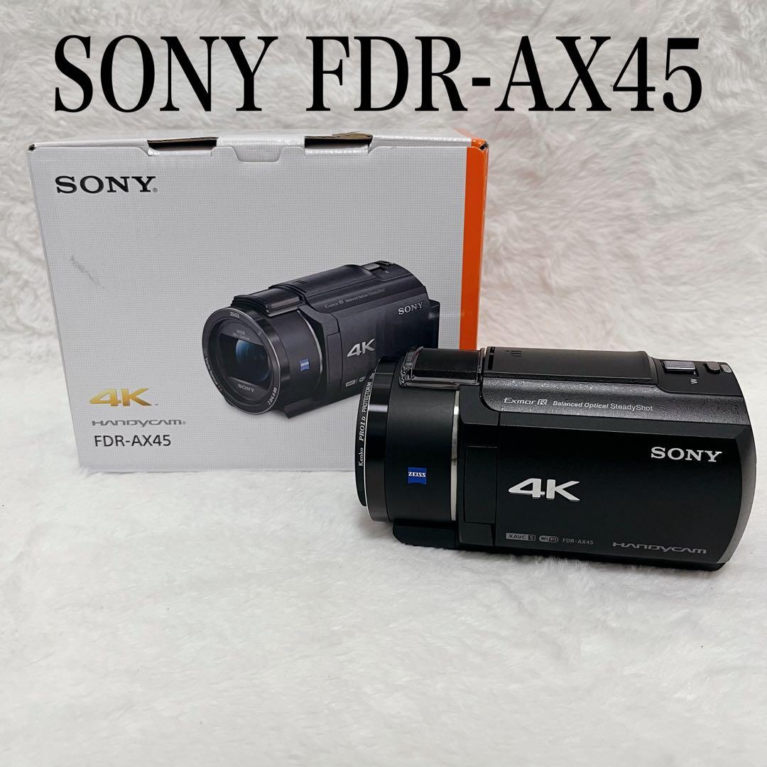 【極美品】 ソニー　SONY FDR-AX45 デジタル4Kビデオカメラ