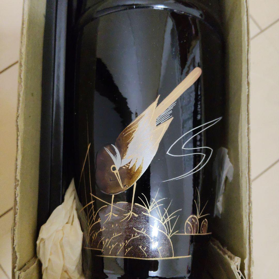 漆器 鳥の絵柄付き