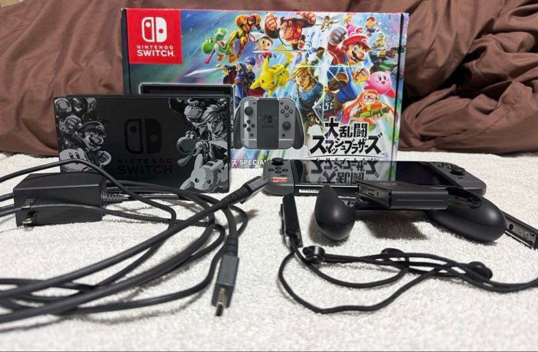 Nintendo Switch 本体　スマブラデザイン128GB SDカード付