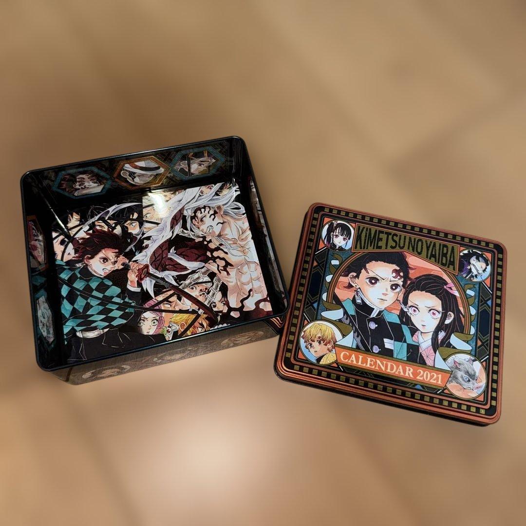 鬼滅の刃 日めくりカレンダー 2021缶ケース付き
